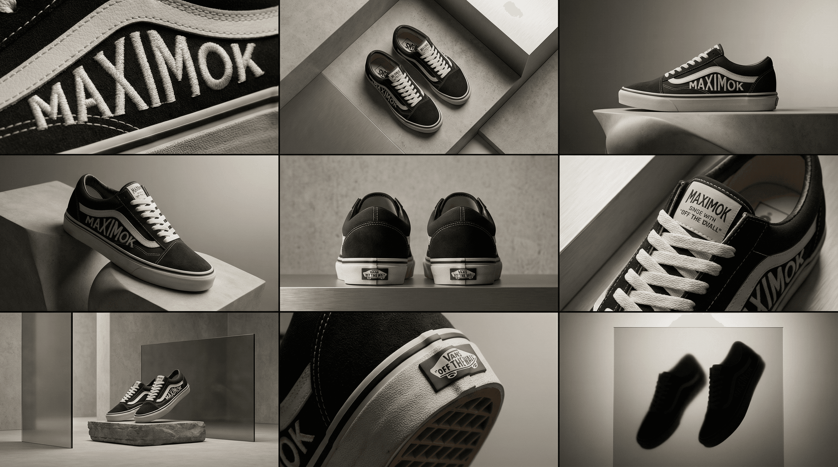 Luxury professional studio product photoshoot presented as a 3x3 collage (9 images total), all images unified by one premium visual concept, as if created for the Instagram feed of a high-end global brand.
Each frame shows the same product from different angles, distances, and compositions, while maintaining consistent color palette, lighting logic, mood, and art direction.
Modern advertising aesthetics inspired by Apple, Adidas, New Balance, high-end perfume campaigns, luxury fashion and bag brands. Clean yet expressive, minimal but bold, elegant and contemporary.
Environment dynamically adapts to the product: background, textures, props, and abstract elements visually complement the product without overpowering it. The setting feels intentionally designed by an art director, never generic.
Use abstract forms, architectural shapes, soft gradients, sculptural elements, reflective surfaces, matte textures, glass, metal, stone, fabric, liquid-like shapes, shadows, and negative space where appropriate. Props are subtle, premium, and conceptual - never literal.
Lighting: professional studio lighting setup, soft diffused key light combined with controlled accent and rim lights. Precise highlights, gentle shadows, depth and volume. No harsh light unless stylistically justified. High dynamic range, cinematic contrast, natural reflections.
Composition: editorial-level framing, rule of thirds balanced with asymmetry. Mix of close-ups, medium shots, and wider compositions. Some frames focus on texture and detail, others on silhouette and form.
Color grading: cohesive across all 9 images. Sophisticated tones, muted luxury palette or high-contrast monochrome depending on what suits the product best. No random colors.
Mood: confident, refined, aspirational, modern. Feels expensive, calm, intentional. Designed for a premium brand launch or global advertising campaign.
Ultra-high resolution, sharp focus, professional commercial photography, studio shot, flawless surfaces, no noise, no blur, no artifacts.
No text, no logos, no people, no hands, no clutter, no cheap props.
Looks like a cohesive luxury Instagram grid, art-directed and photographed by a top-tier commercial photographer.