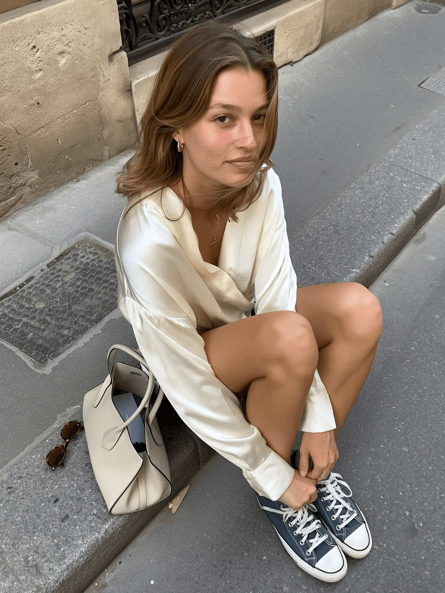 Sitting on the Street